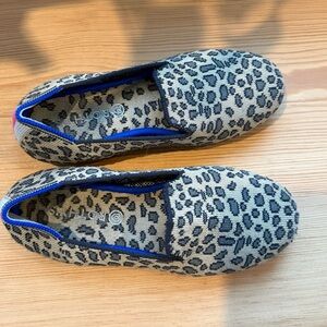Like New Rothy Stylish Kids Leopard Print Shoes